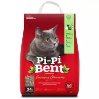 Pi-Pi-Bent Сенсация свежести наполнитель минеральный комкующийся 10 кг. 24 л