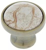 Ручка кнопка ART тундра Ceramics 020, керамическая, цвет бронза
