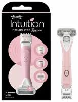 Wilkinson Sword / Schick Intuition Complete Bikini Trimmer / Бритва женская с триммером и 1 сменной кассетой