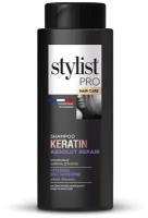 Кератиновый шампунь для волос Stylist Pro STYLIST PRО Тотальное восстановление, 280 мл