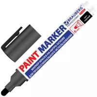 Маркер-краска лаковый Brauberg (paint marker) 6 мм, черный, нитро-основа, PRO PLUS EXTRA (151451)