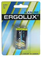 Батарейки Ergolux 6LR61 Alkaline BL1