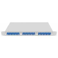 Оптический кросс TOPLAN КРС-Top-1U-48LC/U-OS2-GY/BK