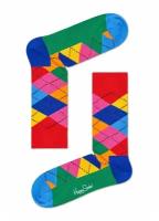 Цветные носки унисекс Argyle Sock с ромбами Happy socks | Для мужчин | разноцветный | 29