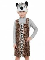 Леопардик плюш карнавалофф карнавальный костюм детский рост 92-122 см
