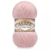 Пряжа Alize Angora Gold, 20 % шерсть, 80 % акрил, 100 г, 550 м, 1 шт., 363 светло-розовый 550 м