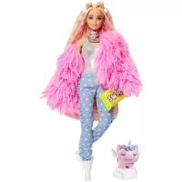 Кукла Barbie Экстра в розовой куртке, 29 см, GRN28 (72/400)