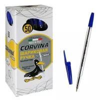 Ручка шариковая CORVINA 51, 0,7 мм, прозрачный корпус, стержень синий