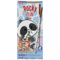 Покки POCKY 35г Палочки со вкусом молока и шоколадной крошки (Панда), Китай