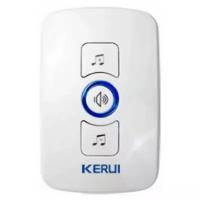Беспроводной дверной звонок KERUI M525 два звонка одна кнопка, белый