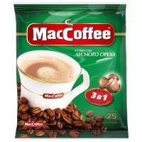 Растворимый кофейный напиток MacCoffee the Original Лесной орех 3в1, 25 пакетиков кофе по 18г