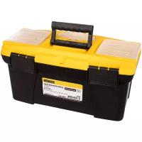 Ящик с органайзером Biber 65400, 29x13x9.5 см, 12'', черный/желтый