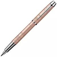 PARKER перьевая ручка IM Metal Premium F222, S0949760, cиний цвет чернил, 1 шт