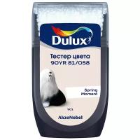 Краска акриловая Dulux Тестер колеровки матовая 90YR 81/058 0.03 л