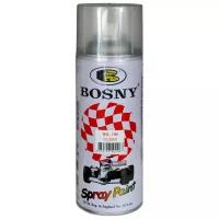 Лак Bosny Spray Paint акриловый универсальный, 190 clear, глянцевая, 400 мл