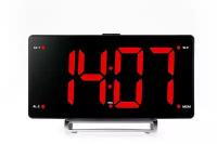 Радиобудильник Hyundai H-RCL246 черный LCD подсвкрасная часыцифровые FM