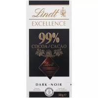 Lindt Excellence Dark Absolute темный шоколад 99% какао, 50 г (из Финляндии)