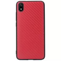 Чехол накладка G-Case Carbon для Xiaomi Redmi 7A, красная