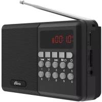 Радиоприемник Ritmix RPR-001 Black, FM/USB/MicroSD/AUX/LED дисплей