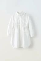 Платье Zara, размер 6-7 лет (120 cm), белый