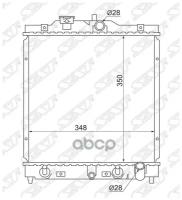 SGHD0001 SAT Радиатор Honda Civic 91-00 / HR-V 98-07 / Capa 98-02 / Civic EURO 93-03