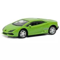 Машина металлическая LAMBORGHINI HURACAN LP610-4, 1:64, цвет зелёный