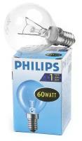 Philips Лампа накаливания E14 60Вт Philips P45 CL
