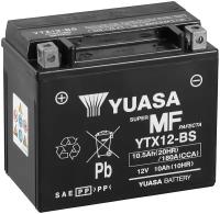 Аккумулятор YUASA YTX12-BS, 150x87x130