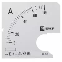 Шкалы измерения для установки EKF s-a721-60