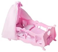 Кроватка (колыбелька) с постельным бельём и балдахином. Коллекция Diamond Princess