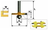 Фреза кромочная фальцевая (10566)