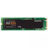 Накопитель SSD Samsung MZ-N6E1T0BW 860 EVO /SATA III/1 TB /Скорость чтения 550МБайт/с Скорость записи 520МБайт/с