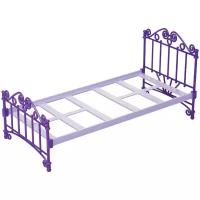 Кроватка для кукол Огонек фиолетовая (С-1424)