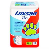 Пеленки для собак впитывающие Luxsan Pets с рисунком 60х90х60 см 60 см 90 см 60 см 10 шт. 1 шт