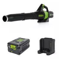 Аккумуляторная воздуходувка Greenworks GD60ABK2, 60 В