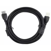 Удлинитель Cablexpert USB - USB (CCF2-USB2-AMAF-10), 3 м, черный