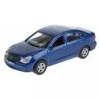 Машина металл Nissan Almera 12см, открыв. двери, инерц, син