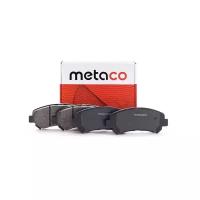 Дисковые тормозные колодки передние METACO 3000-008 (4 шт.)