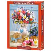 Пазл Castorland Spring in Flower Pot (B-53520), 500 дет., 32.5х5х22.5 см, мультиколор