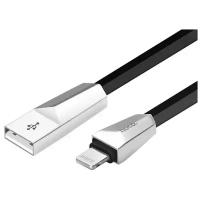 Кабель зарядки USB HOCO x4 Zinc для Lightning, 2.4 A, длина 1.2 м, черный, 6957531038580