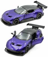 Машинка Кинсмарт Aston Martin Vulcan 1:38, синий