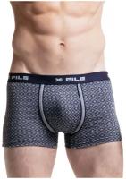 Трусы X-File Boxer ROMBO, grigiomelangeblu (синий, серый меланж), 4-L