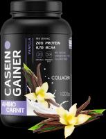 AminoCarnit Casein Gainer 1000 гр. ваниль