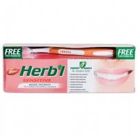 Зубная паста + щетка Dabur Herb’l Sensitive