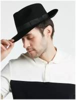 Шляпа федора Hathat, демисезон/лето, подкладка