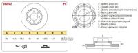 Тормозной диск ASP 260202 | цена за 1 шт