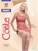 Колготки Conte Nuance, 40 den, 2 шт., коричневый