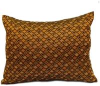 Подушка с чехлом 45*35,коричневые ромбики