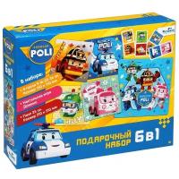 Набор настольных игр Origami Robocar Poli 6в1