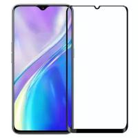 3D/5D защитное стекло MyPads для Realme XT / OPPO K5 с закругленными изогнутыми краями которое полностью закрывает экран / дисплей по краям с оле